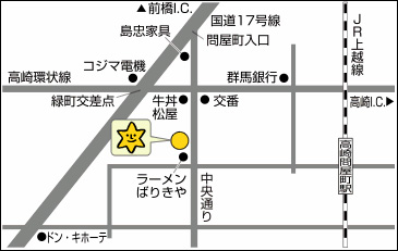 SR高崎の地図