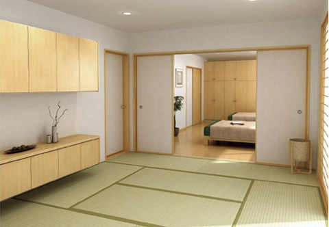 新和風シリーズ「戸襖引戸」 和室と洋室を同色のカラーで自然につないだナチュラルスタイルの施工例